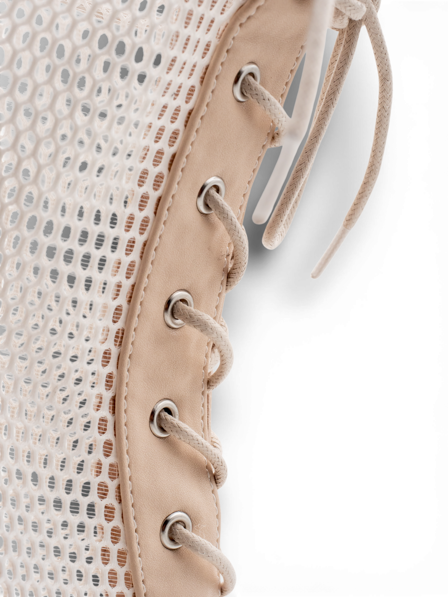 LRHeels High Heels Nude Queen Beige Leather In Memory Foam - Tacco 9,5 cm