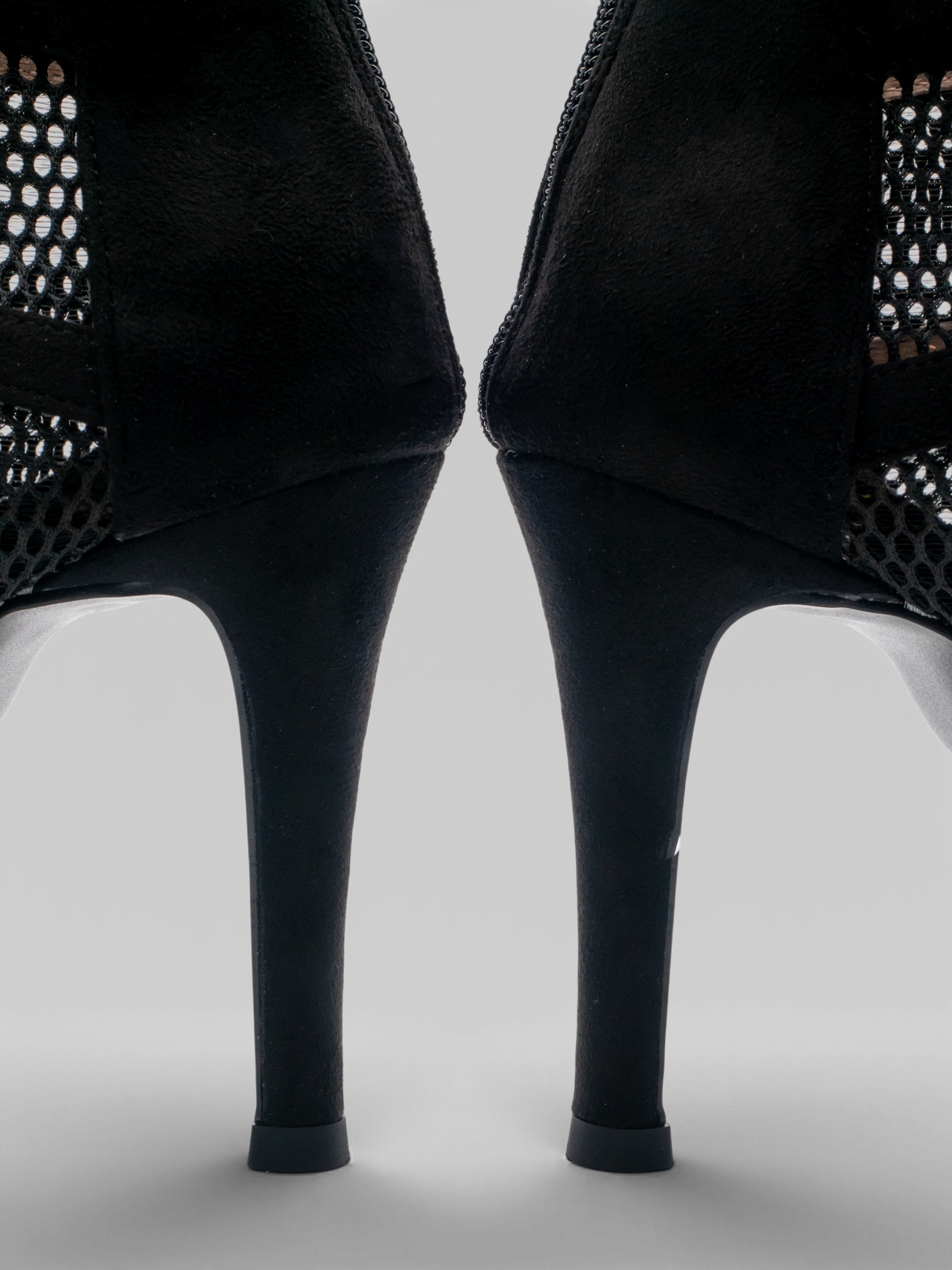 LRHeels High Heels Essential Tiger Black Camoscio In Memory Foam - Tacco 9,5 cm