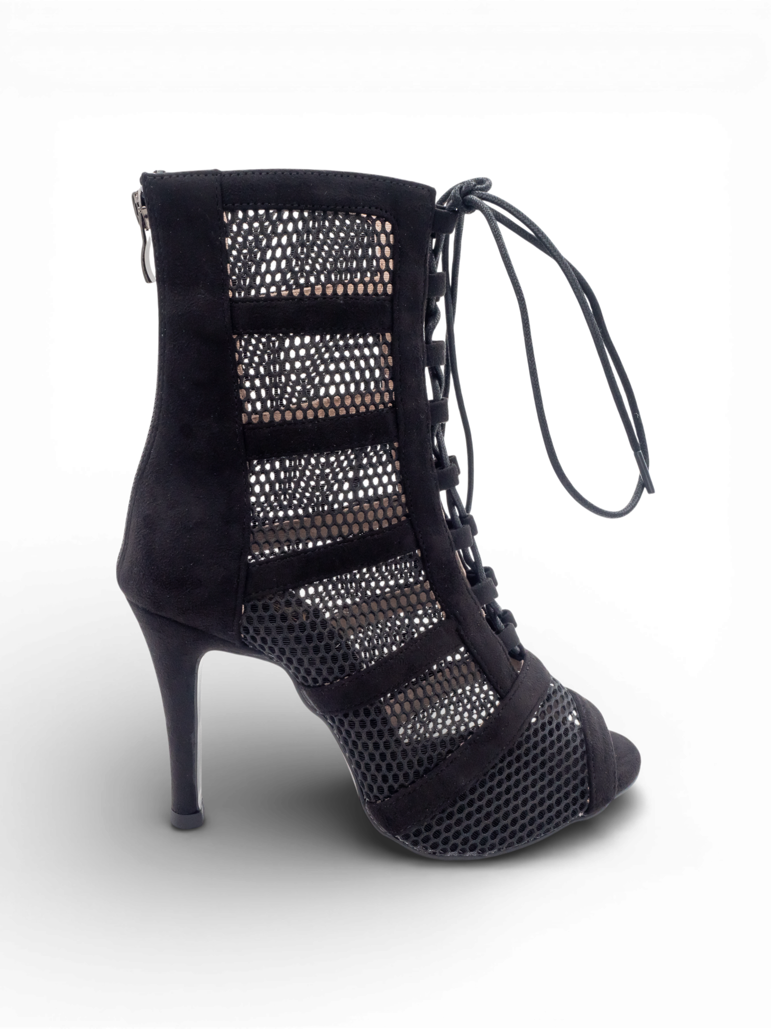 LRHeels High Heels Essential Tiger Black Camoscio In Memory Foam - Tacco 9,5 cm