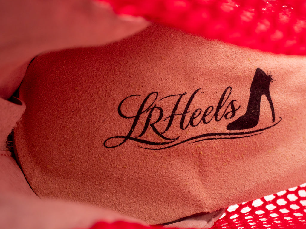 LRHeels High Heels Cherry Gloss Red Vernice In Memory Foam - Tacco 9,5 cm