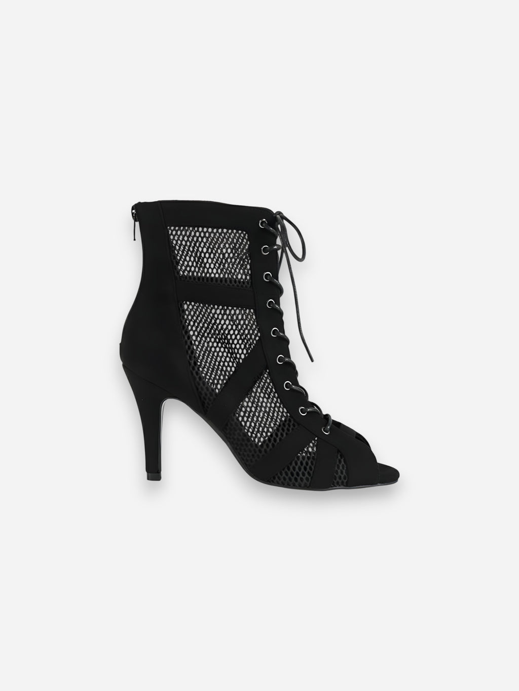 Scarpe High Heels Black In Memory Foam con rete 3D - Tacco 9 cm